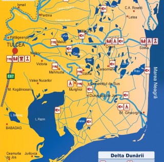 Harta Delta i-Tour
